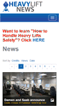 Mobile Screenshot of heavyliftnews.com